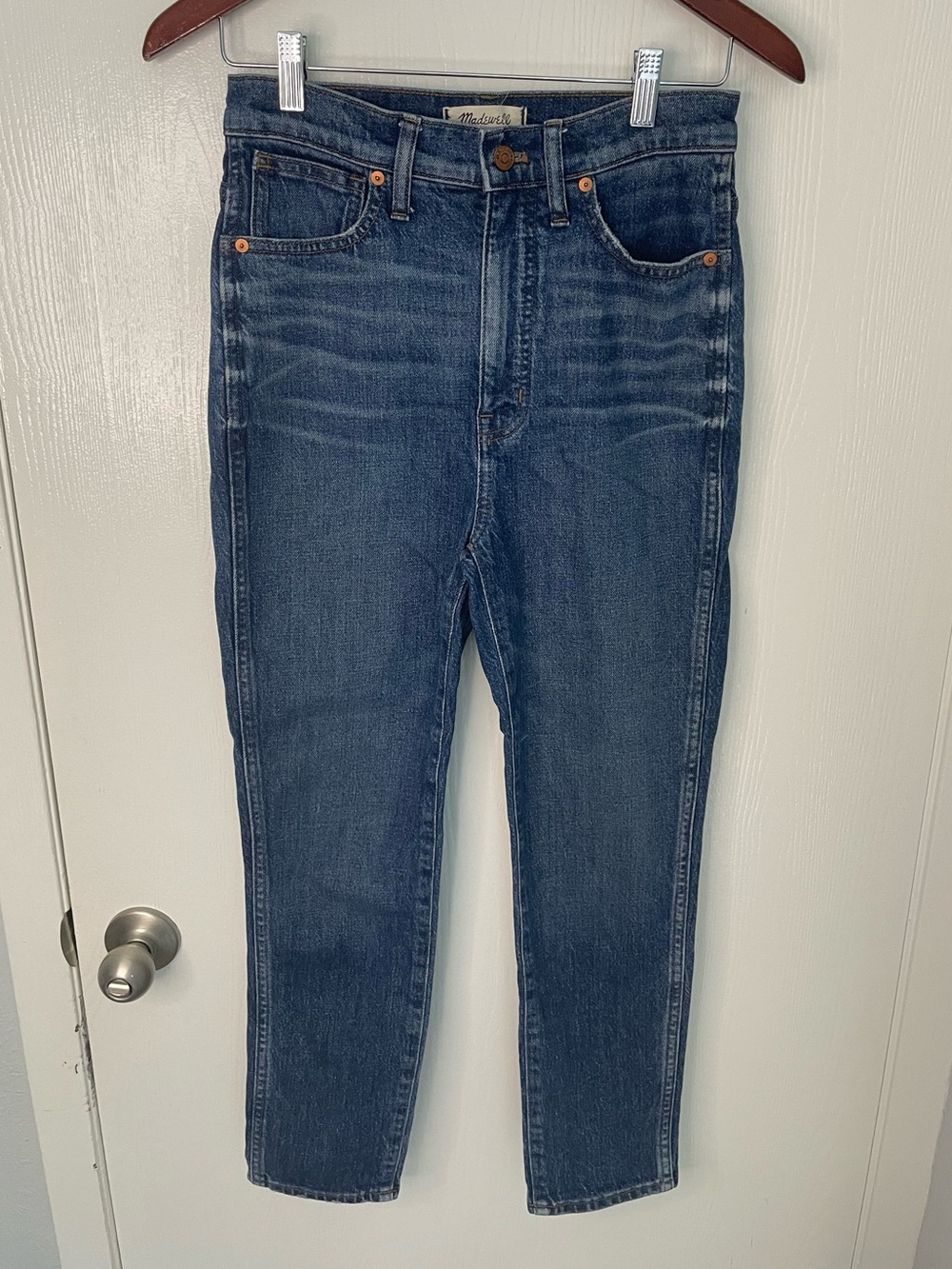Madewell Stovepipe High Rise Jeans Size 27